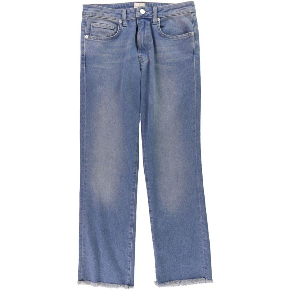 French Connection Womens Standard Straight Leg Regular Cropped Jeans, Blue, 8...